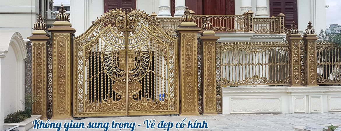 Cổng biệt thự Hà Nội