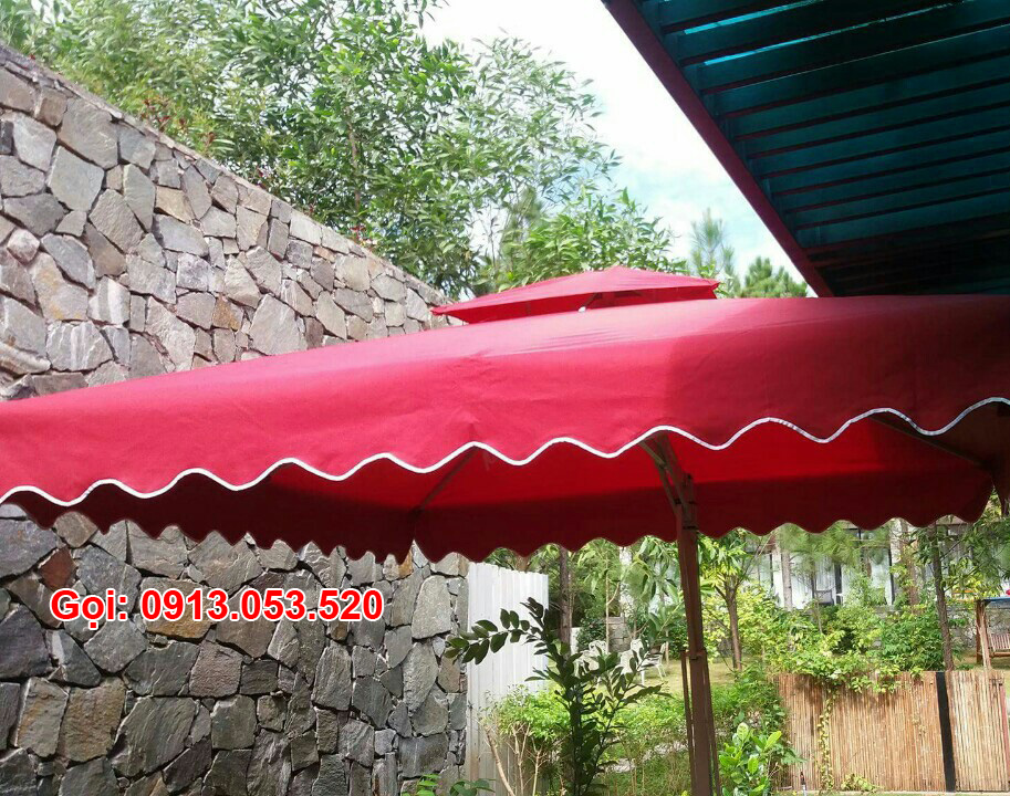 Dù lệch tâm vuông 3.5m x 3.5m 1