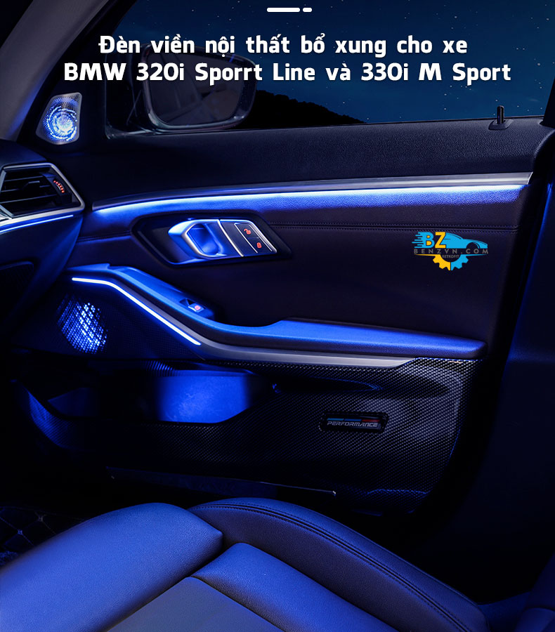 đèn nội thất BMW 330i M Sport