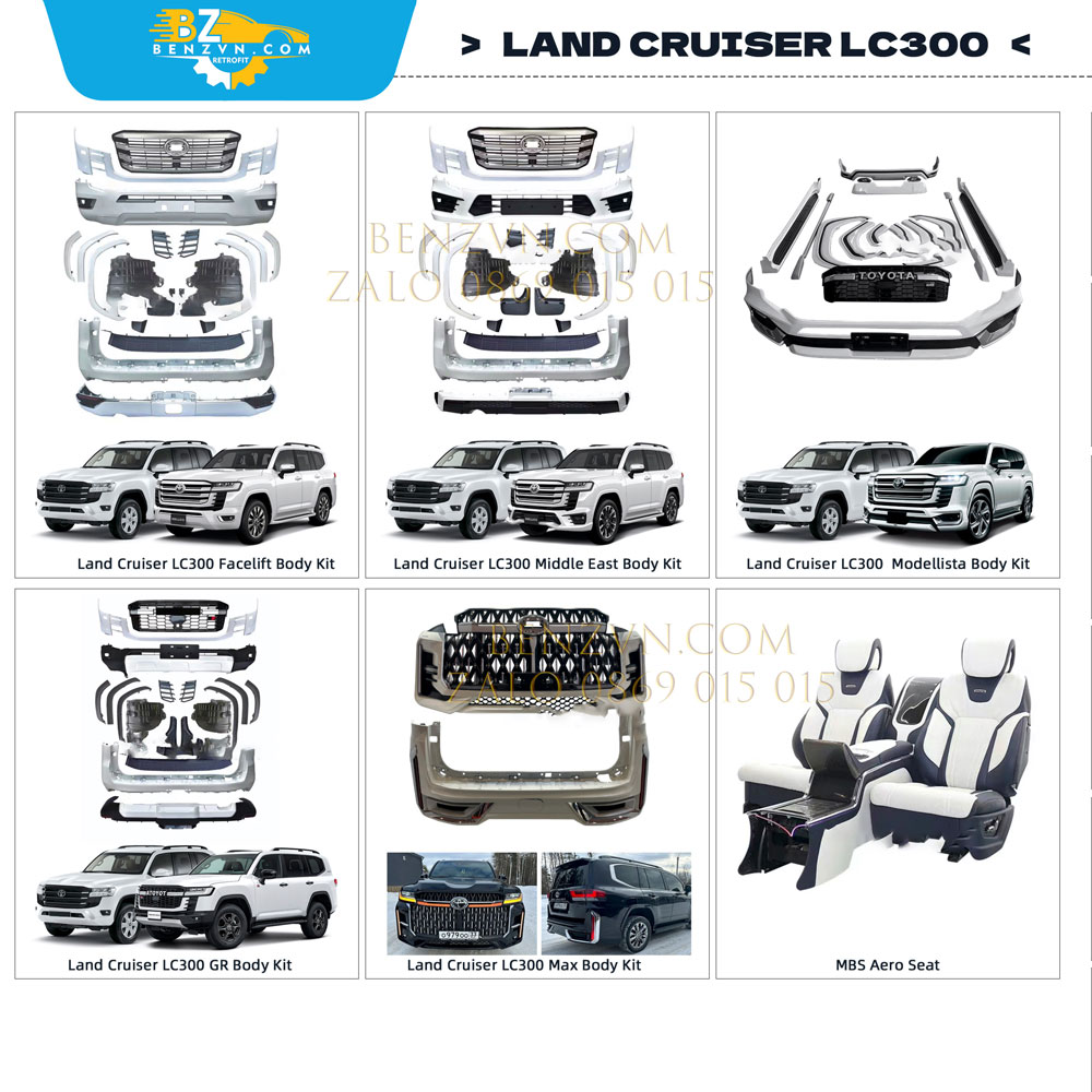 body kit Toyota Land Cruiser LC300