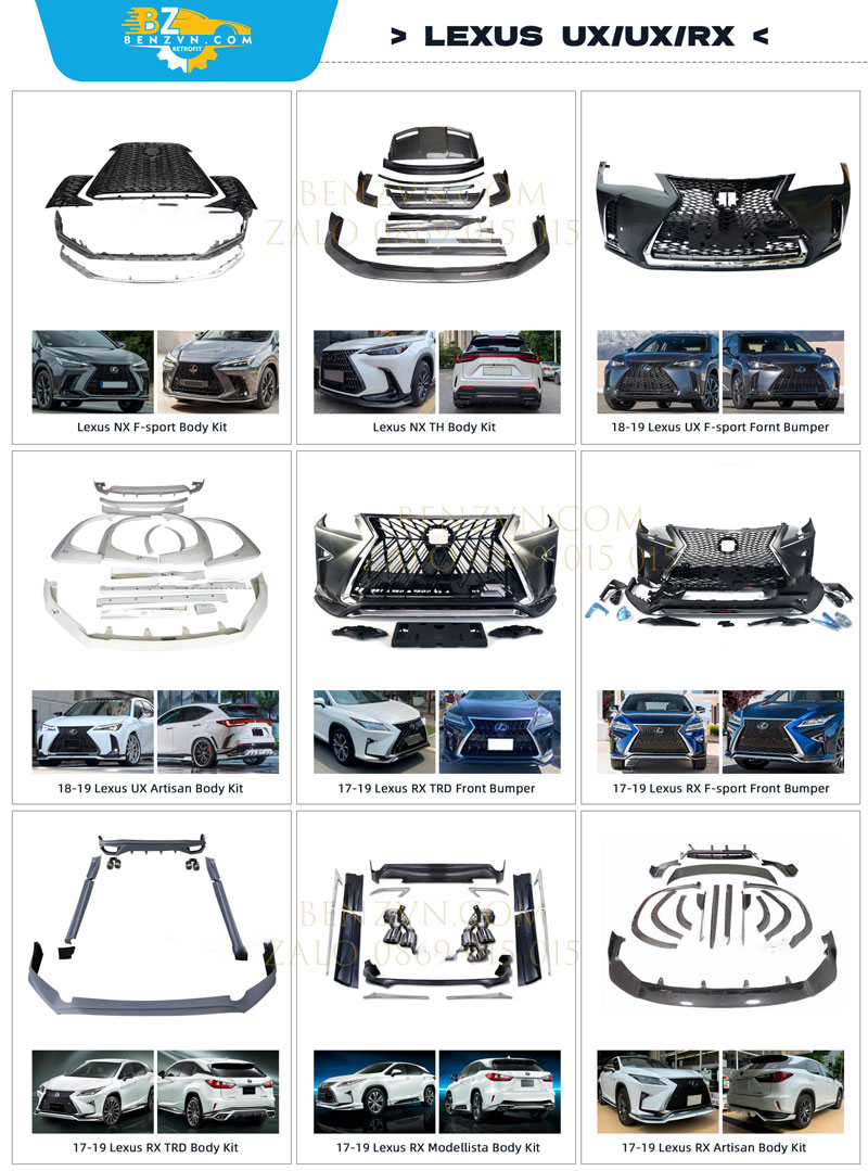 Nâng cấp body kit Lexus RX350