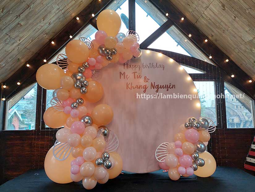 backdrop đẹp, làm backdrop, backdrop hội nghị, backdrop hội thảo, backdrop bóng bay