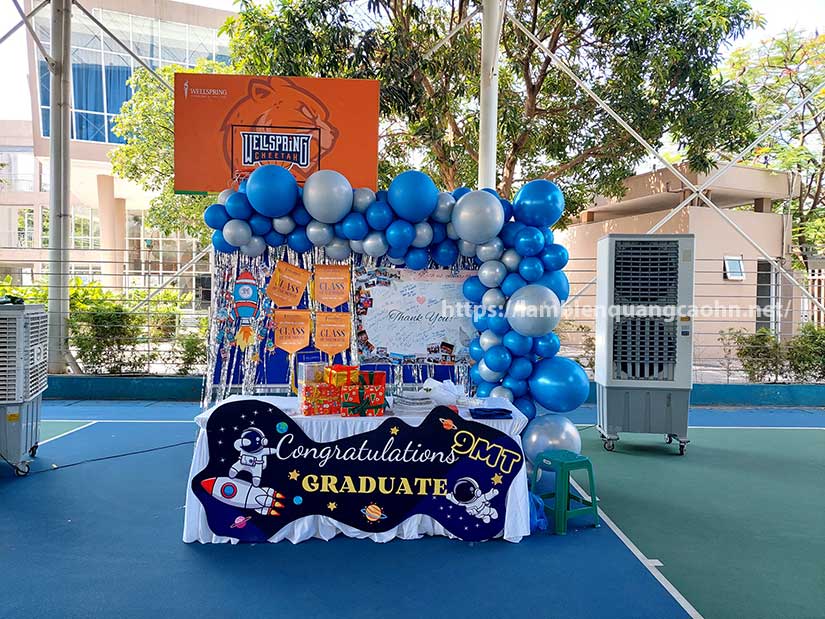 backdrop đẹp, làm backdrop, backdrop hội nghị, backdrop hội thảo, backdrop bóng bay