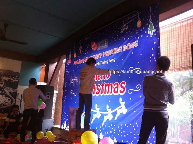 backdrop year end party, phông hội thảo