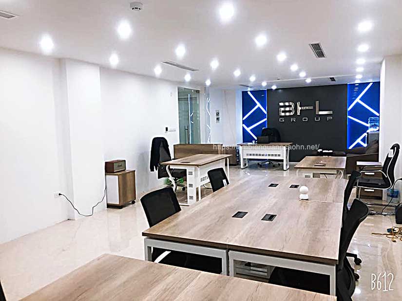 background văn phòng, backdrop công ty, backdrop quầy lễ tân, logo quầy lễ tân