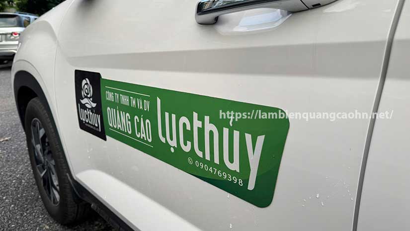 Tem từ dán xe ô tô