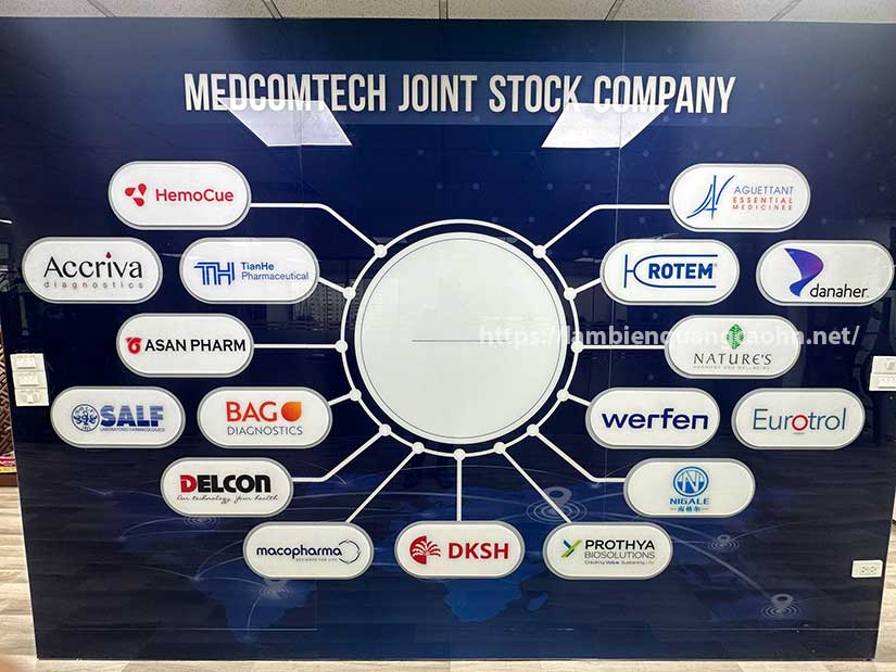 Bảng mica gắn tem nam châm, mica nam châm, bảng từ mica