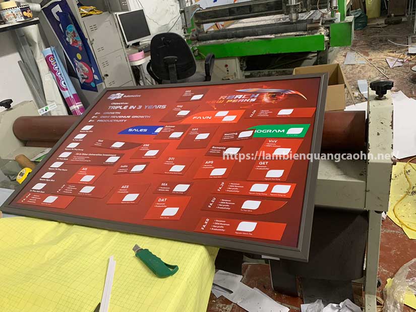 Bảng mica gắn tem nam châm, mica nam châm, bảng từ mica