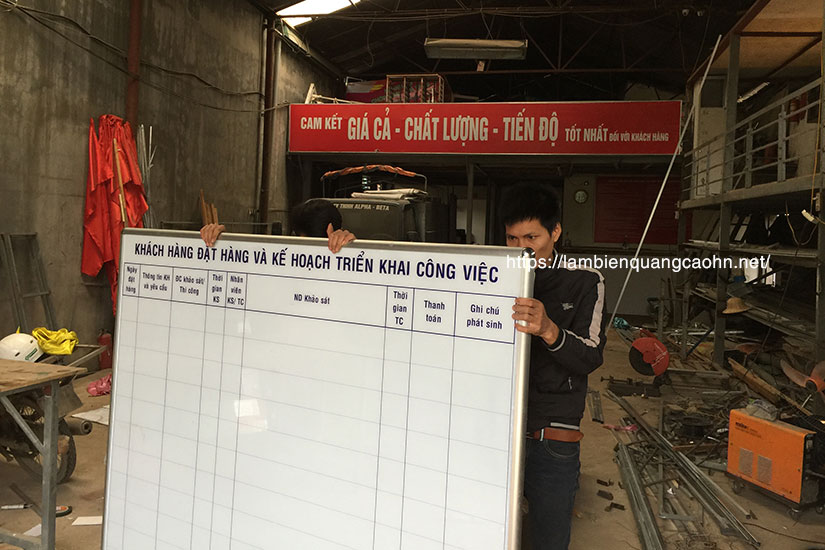 Bảng nội quy công ty, biển mica, biển mica treo tường, biển công ty, biển mica công ty