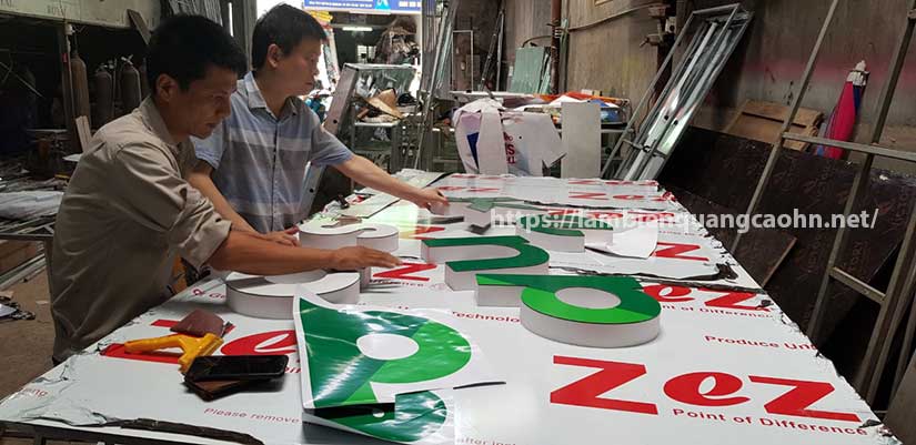 biển alu chữ nổi giá rẻ