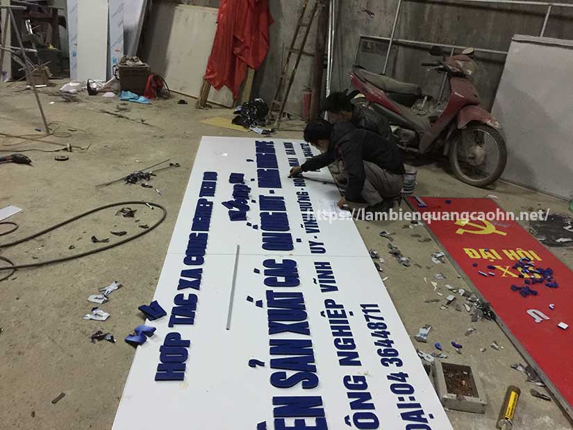 biển alu chữ nổi giá rẻ