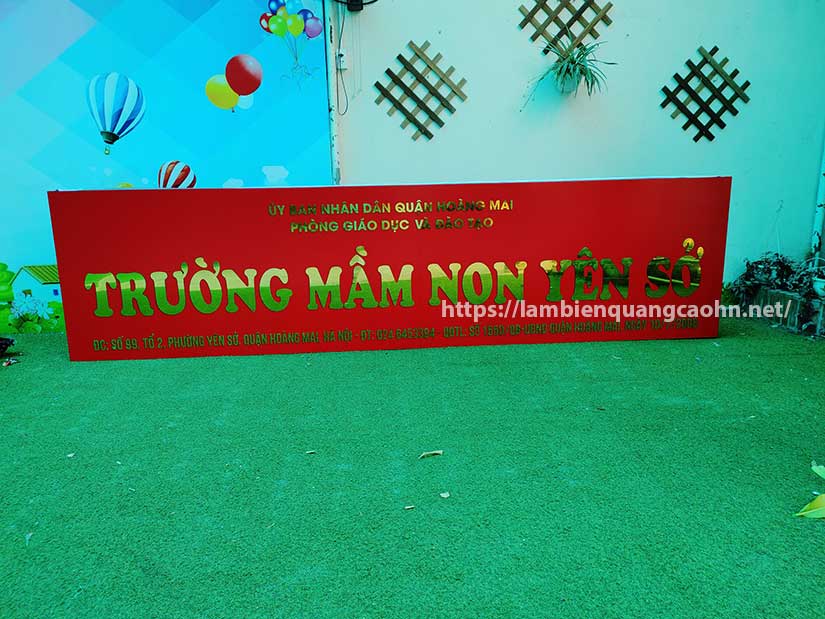 biển alu chữ nổi giá rẻ