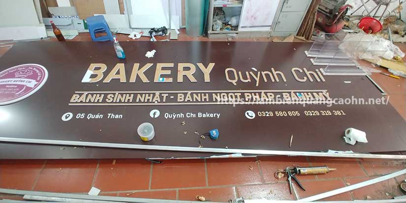 biển alu chữ nổi giá rẻ