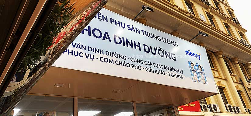 biển hiệu cửa hàng, biển bạt, làm biển quảng cáo, biển bạt hộp đèn