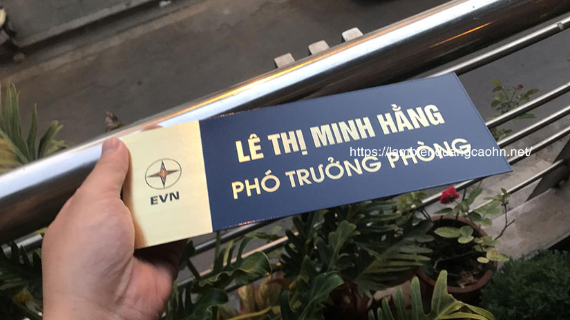 biển công ty inox, làm biển công ty tại Cầu Giấy, biển công ty, biển inox, biển tên công ty