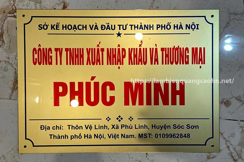 biển công ty mica