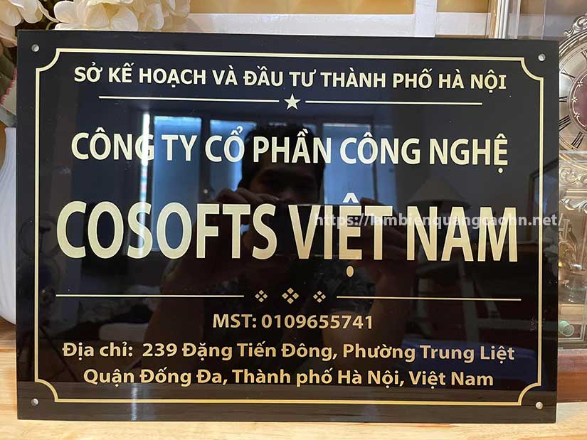 biển công ty mica