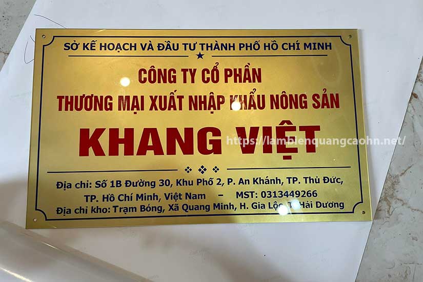 biển công ty mica