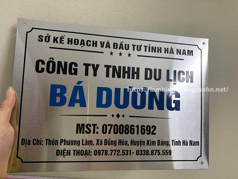 biển công ty mica