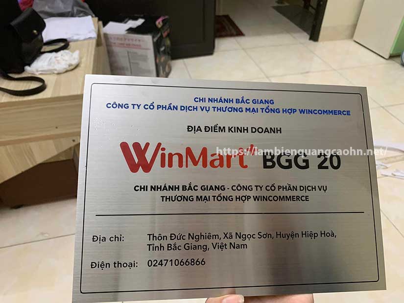 biển công ty mica