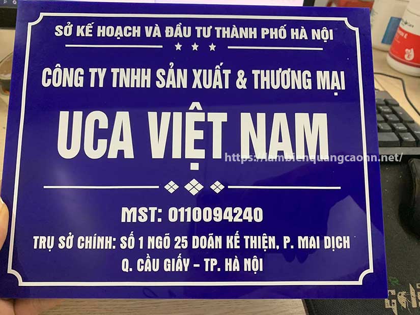 biển công ty mica