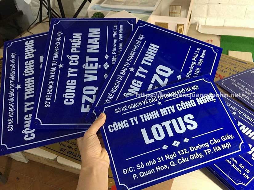 biển công ty mica