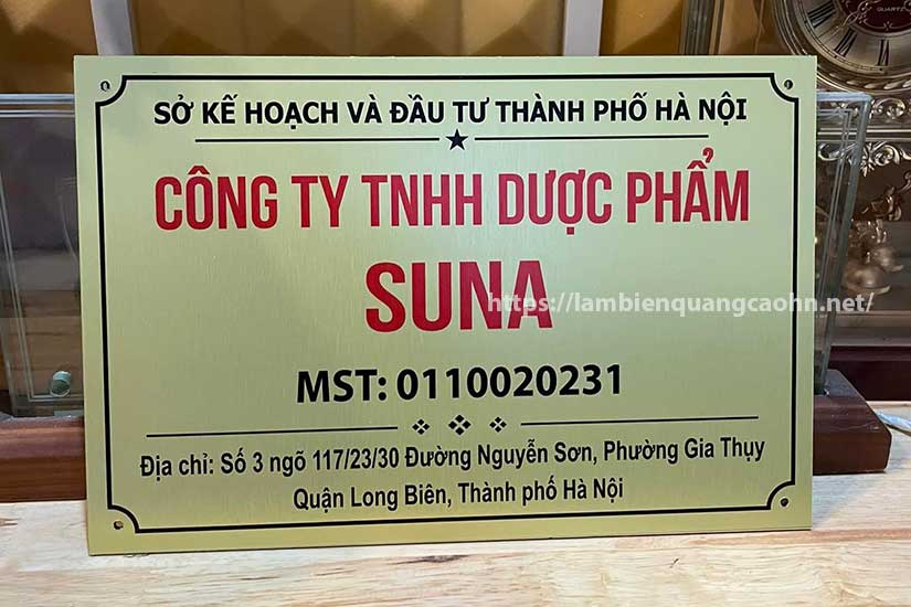 biển công ty mica