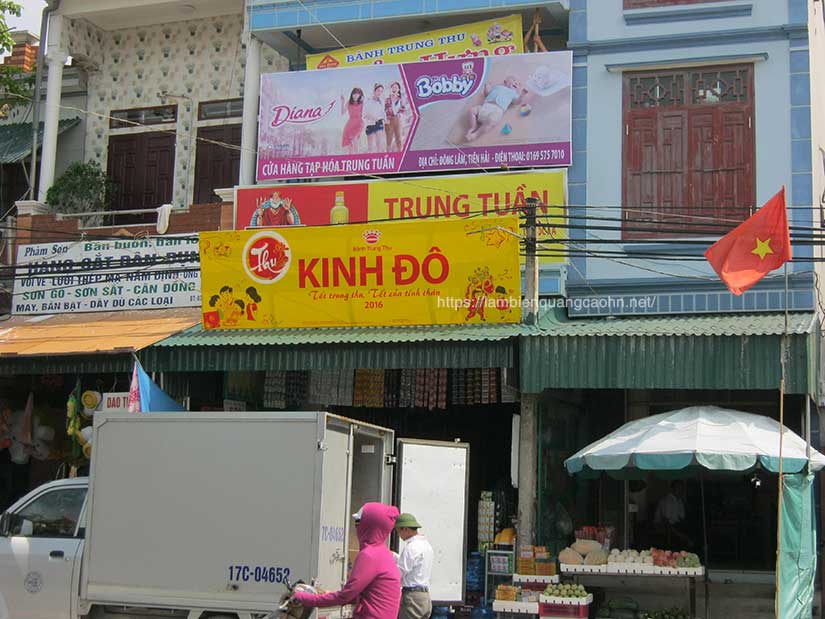 Biển cửa hàng tạp hóa, biển cửa hàng, biển bạt