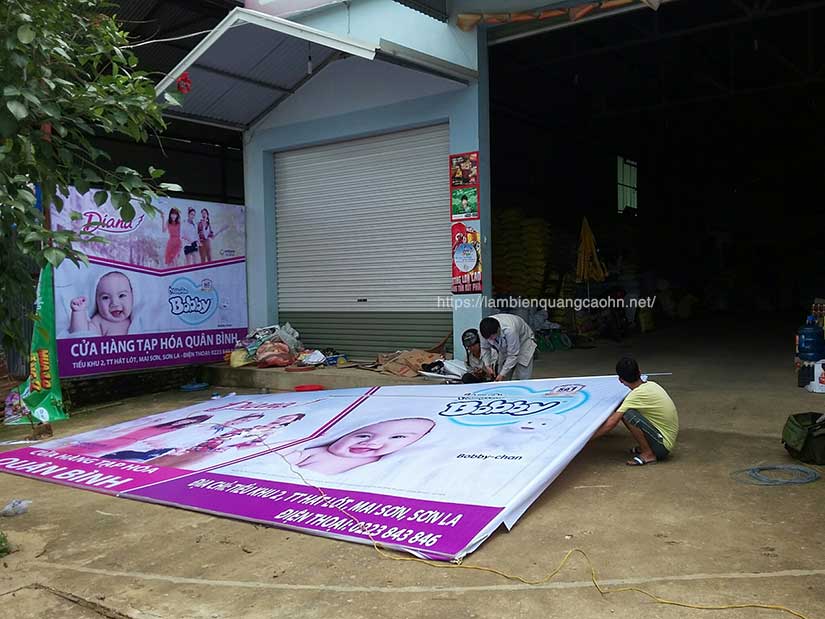 Biển cửa hàng tạp hóa, biển cửa hàng, biển bạt