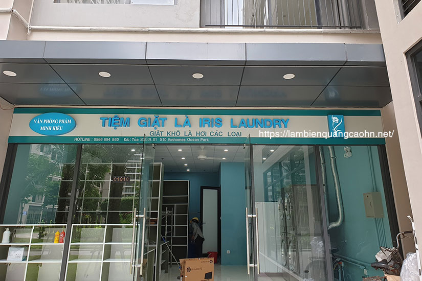 biển hiệu giặt là, biển quảng cáo giặt là, bảng hiệu giặt là