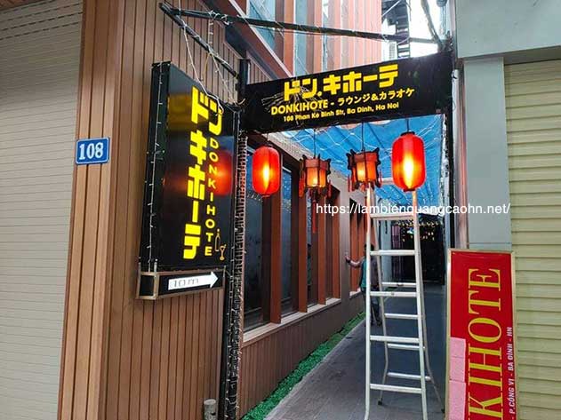 biển hiệu khách sạn, biển quảng cáo khách sạn
