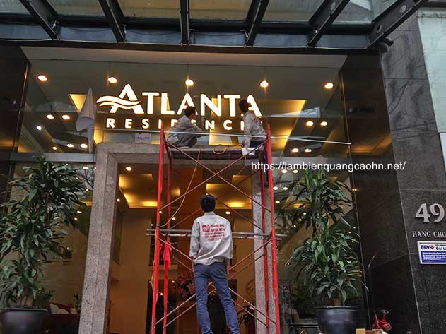 biển hiệu khách sạn, biển quảng cáo khách sạn