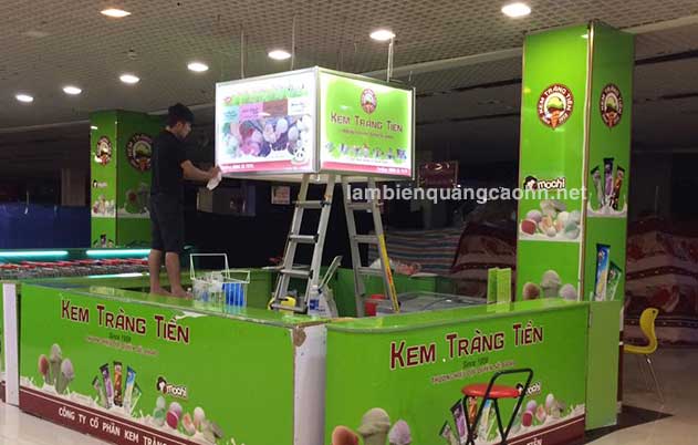 làm biển quảng cáo, làm bảng hiệu hộp đèn, làm biển hộp đèn, biển hộp đèn, biển chữ nổi, biển có đèn