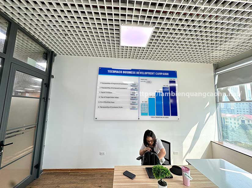 Bảng mica gắn tem nam châm, mica nam châm, bảng từ mica