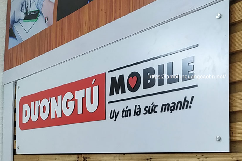 Biển quảng cáo điện thoại, biển alu chữ nổi