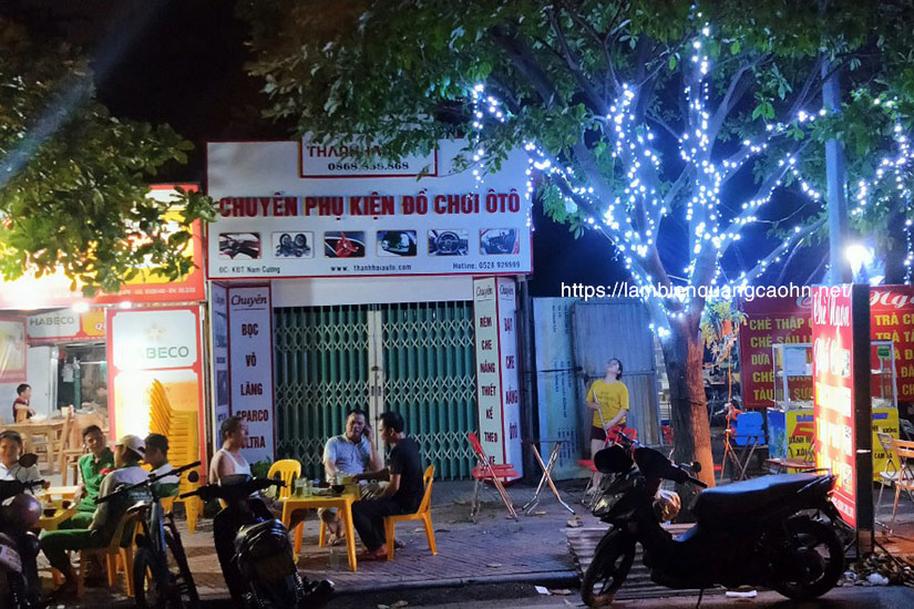 biển quảng cáo gara ô tô, biển quảng cáo showroom ô tô