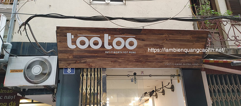 Biển gỗ, biển quảng cáo gỗ, biển quảng cáo vân gỗ, biển hiệu gỗ, bảng hiệu gỗ