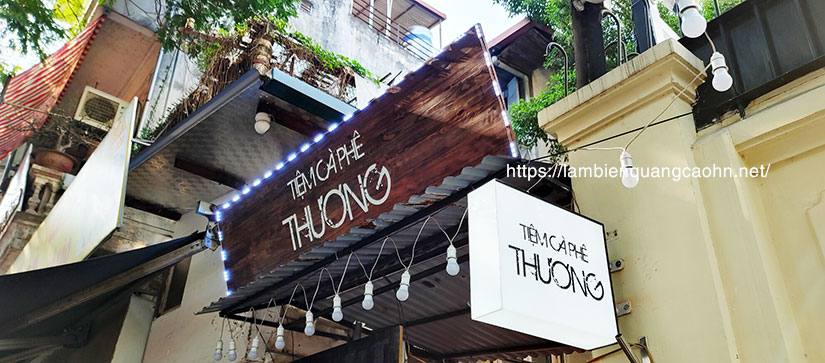 Biển gỗ, biển quảng cáo gỗ, biển quảng cáo vân gỗ, biển hiệu gỗ, bảng hiệu gỗ