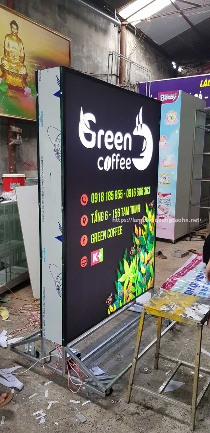 Biển quảng cáo hộp đèn