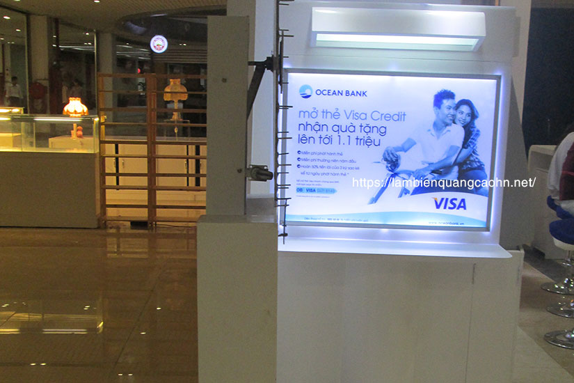 biển quảng cáo mica, biển mica, biển hộp đèn mica, chữ mica hộp đèn