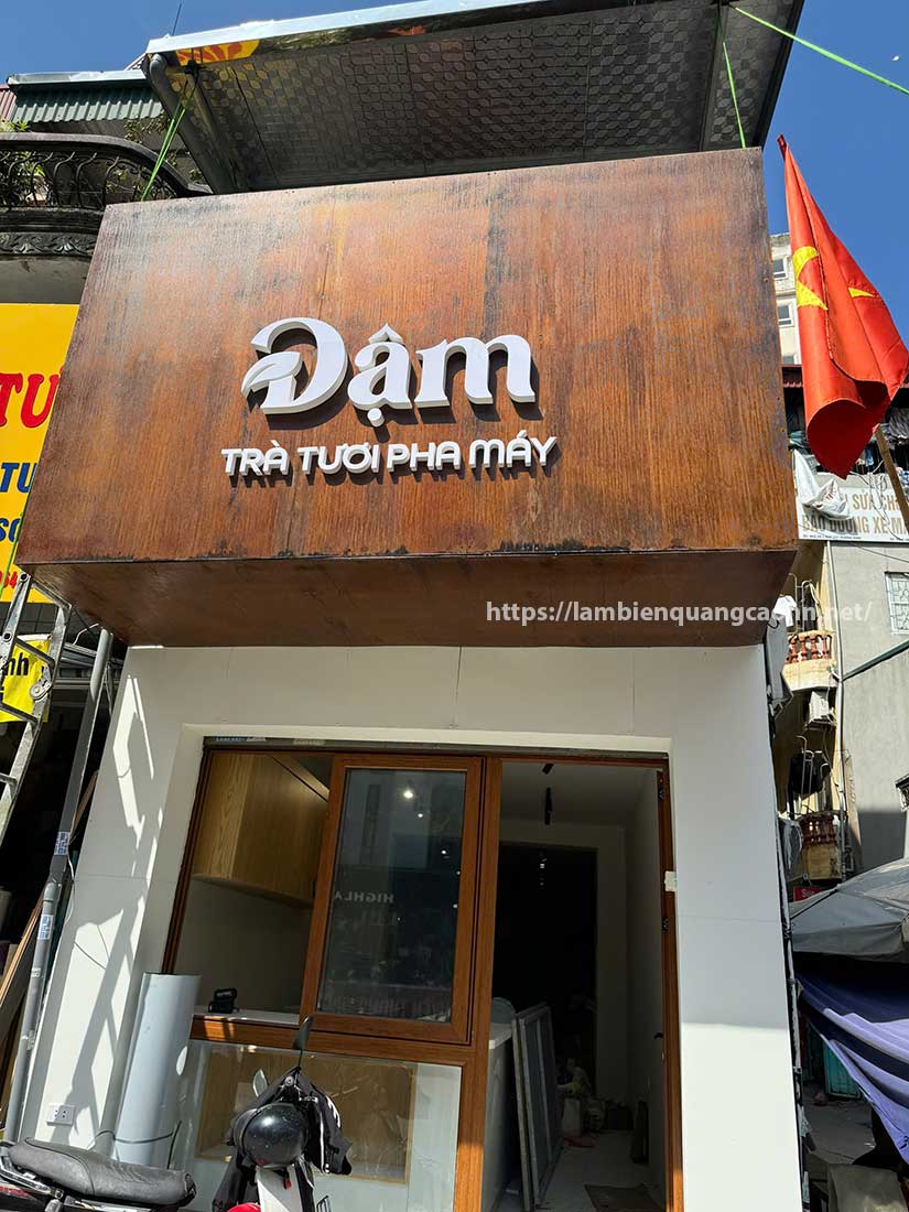 Biển quảng cáo sắt rỉ, biển sắt rỉ, biển sắt gỉ