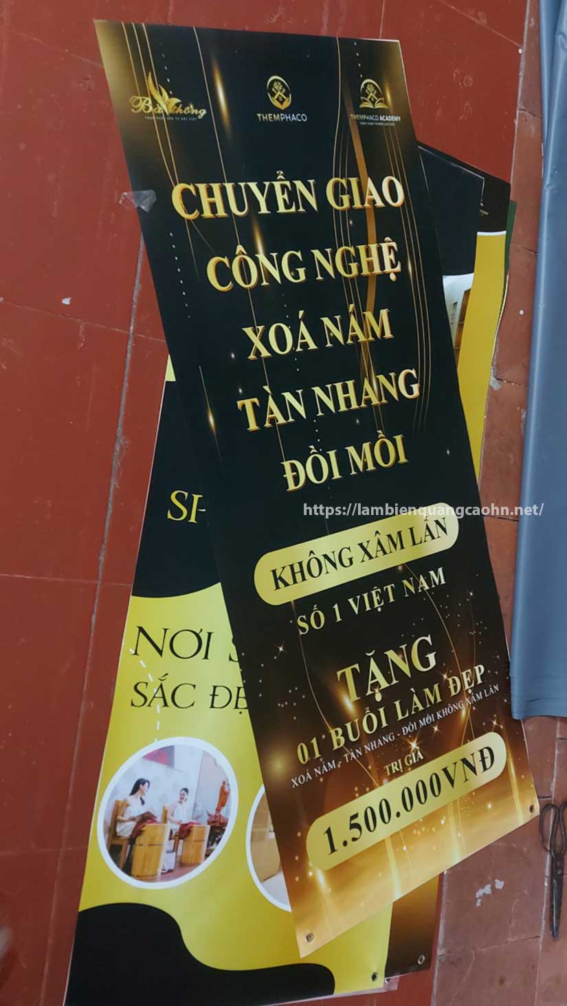 biển quảng cáo spa chăm sóc da