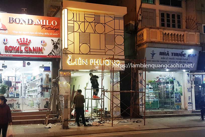 biển quảng cáo tóc đẹp, biển tóc đẹp, biển salon tóc