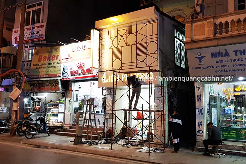 biển quảng cáo tóc đẹp, biển tóc đẹp, biển salon tóc