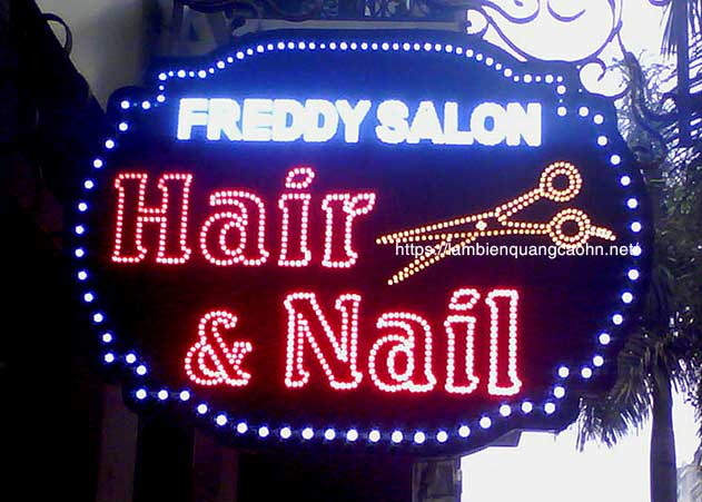 Biển quảng cáo tóc và móng