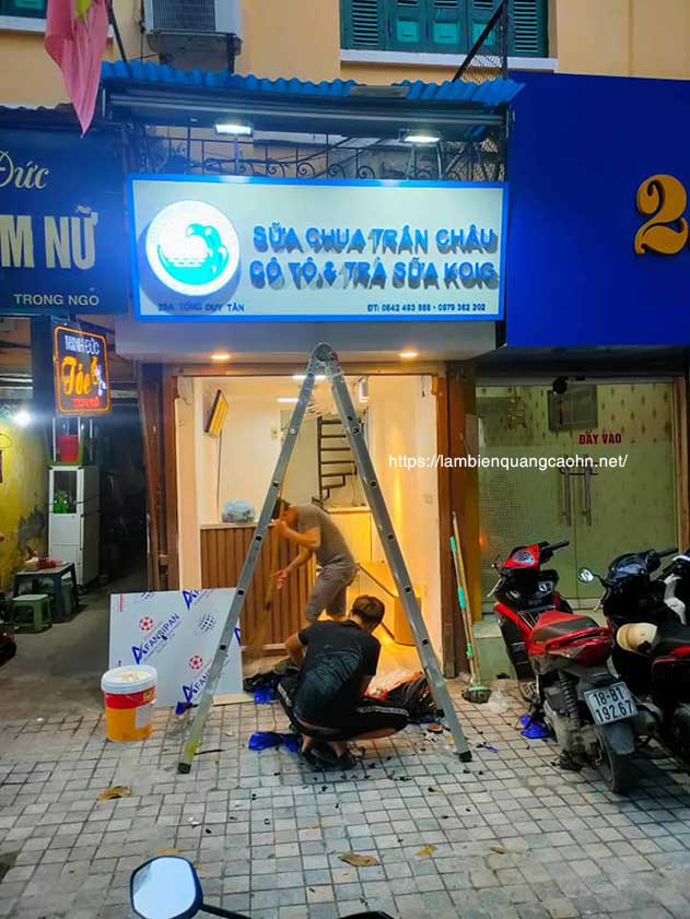 biển quảng cáo trà sữa, biển trà sữa