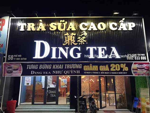 biển quảng cáo trà sữa, biển trà sữa