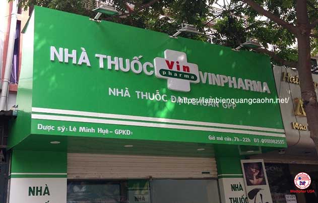 biển quầy thuốc đạt chuẩn GPP,  biển quầy thuốc