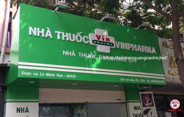 biển quầy thuốc đạt chuẩn GPP, biển quầy thuốc