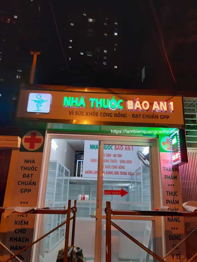 biển quầy thuốc đạt chuẩn GPP, biển quầy thuốc